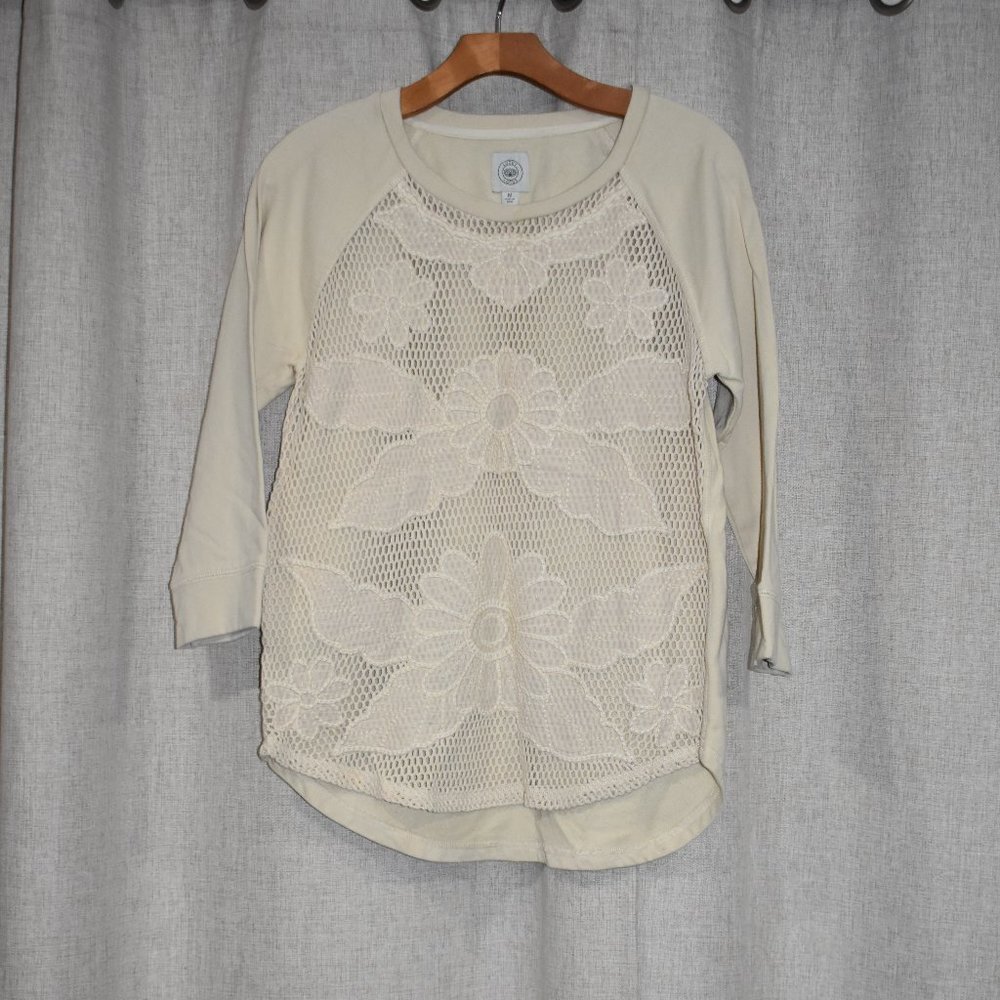 Vintage Y2K Lucky Lotus by Lucky Brand top / sweatshirt pullover